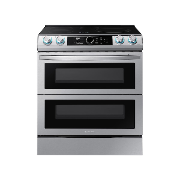 Samsung 30in. Smart Slidein Induction Range, Flex Duo and Air Fry - 6.3cu. ft. Fingerprint-Resistant NE63T8951SS - main